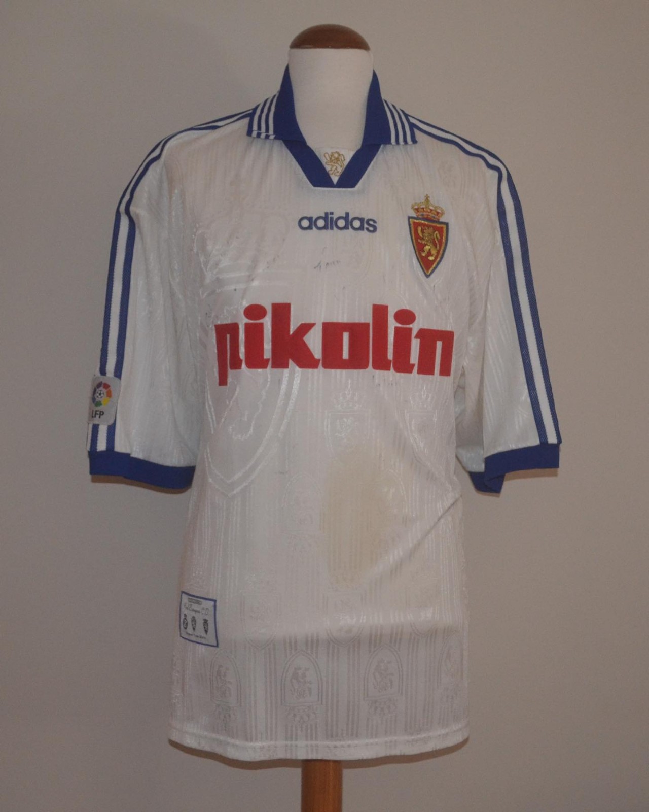 Real Zaragoza 1998-99 Home Kit