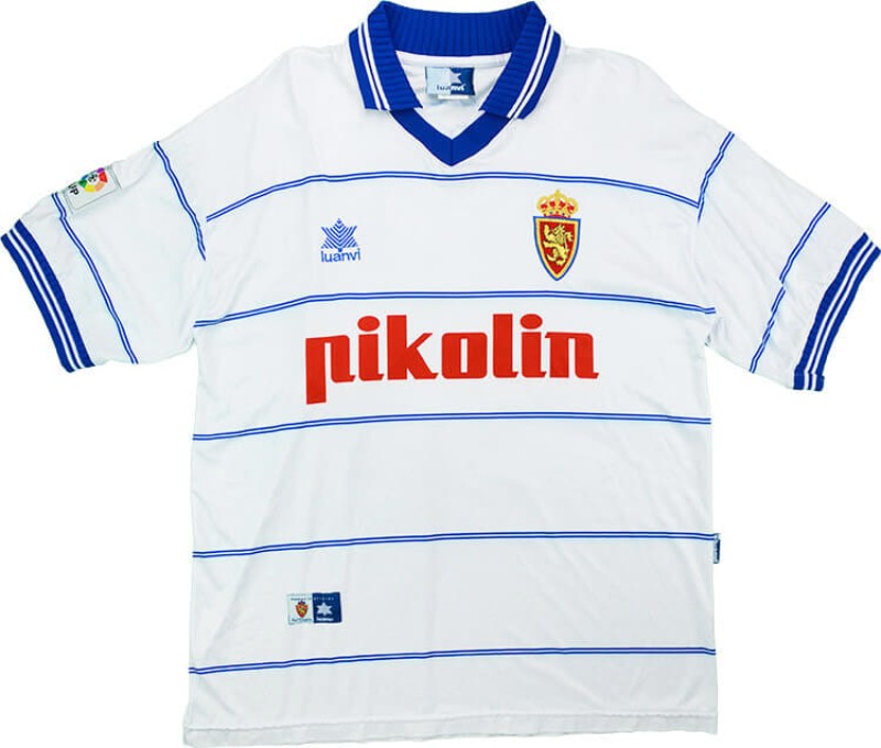 Real Zaragoza 2000-01 Home Kit
