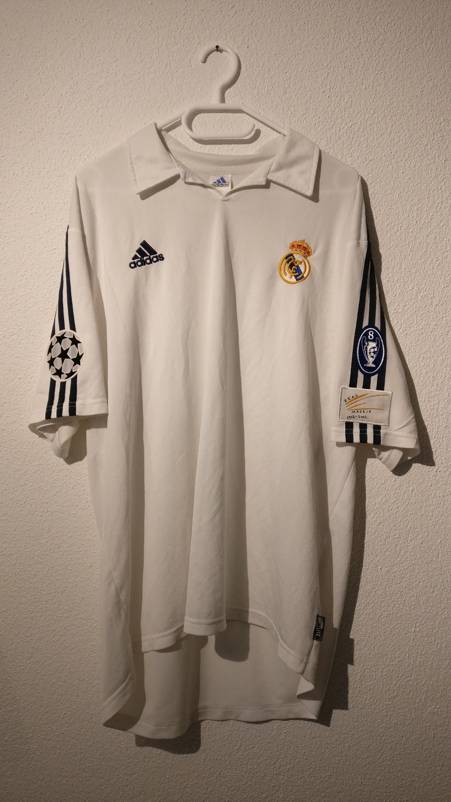 Real Madrid 2001-02 Champions League Home Kit