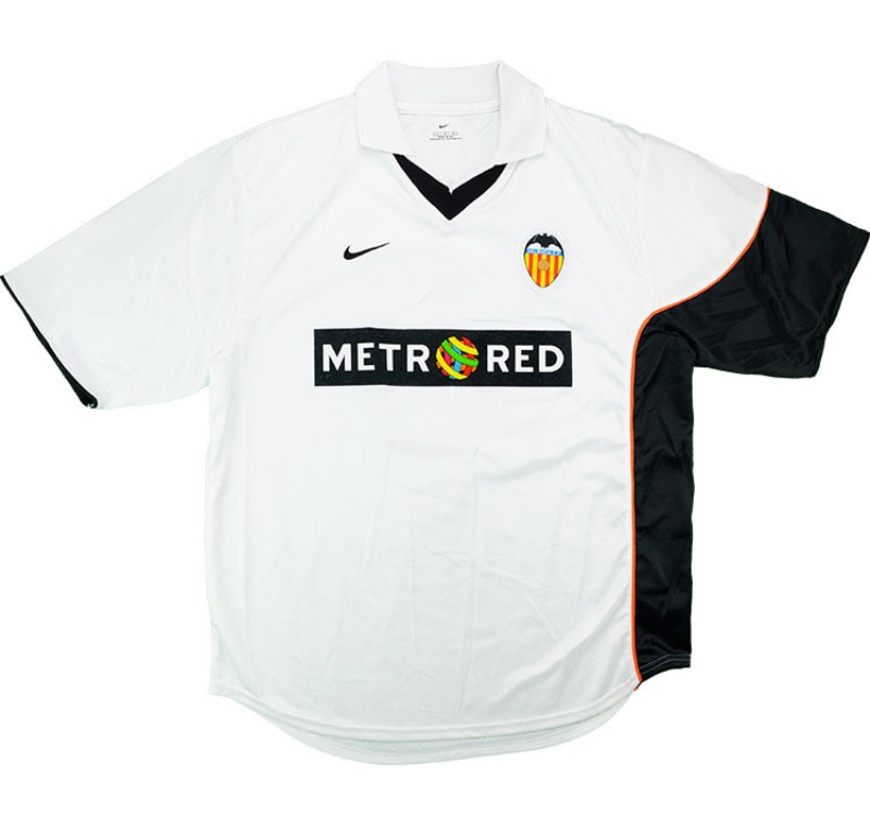 Valencia CF 2001-02 Home Kit