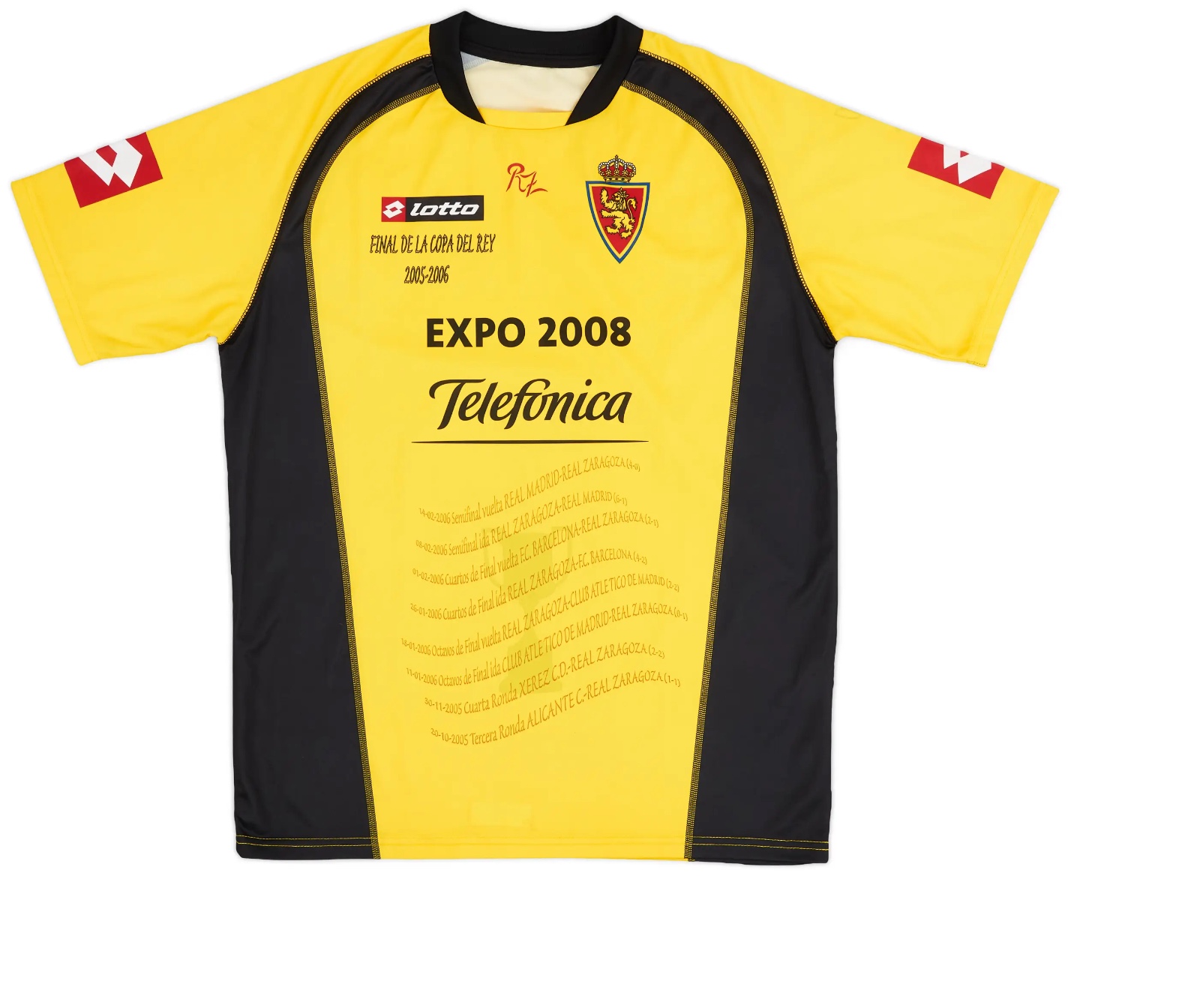 Real Zaragoza 2005-06 Cup Final Kit