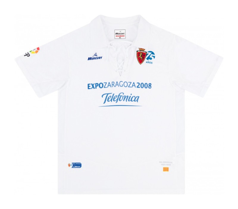 Real Zaragoza 2007-08 Home Kit