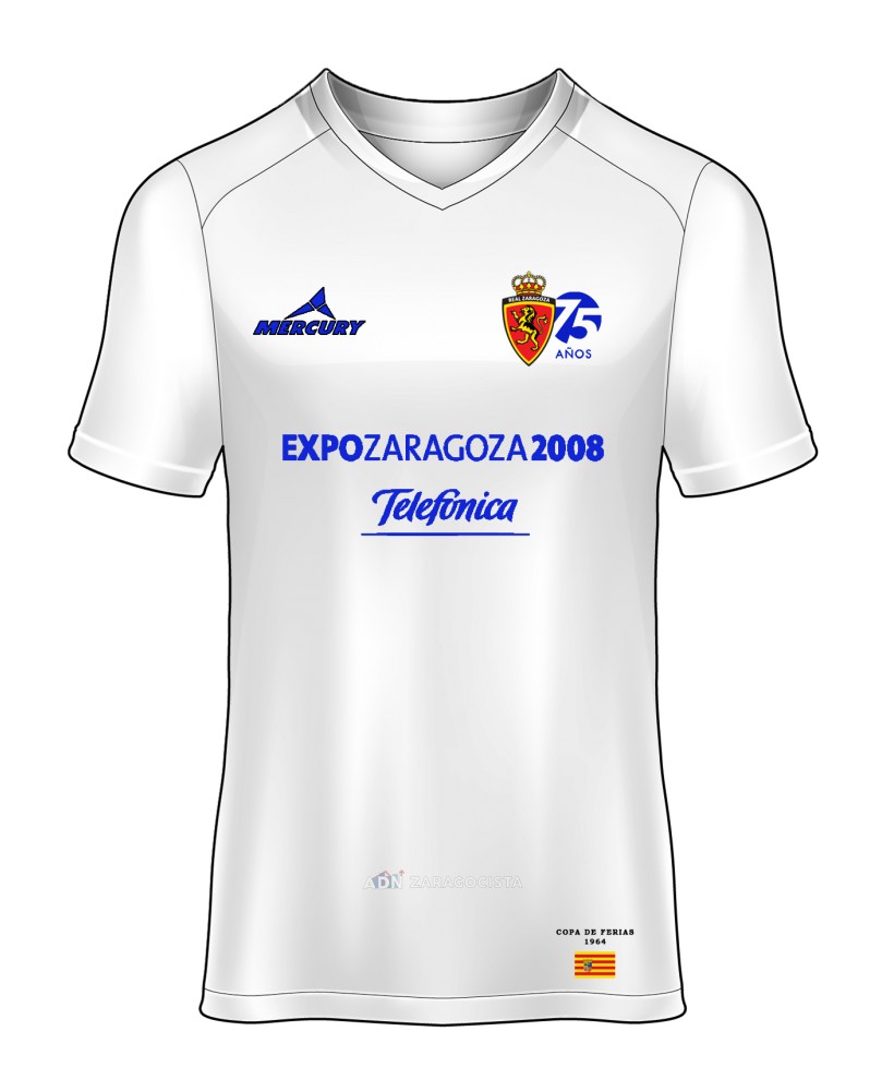 Real Zaragoza 2007-08 Home 2 Kit