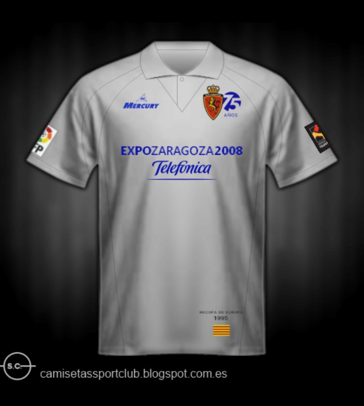 Real Zaragoza 2007-08 Home 3 Kit
