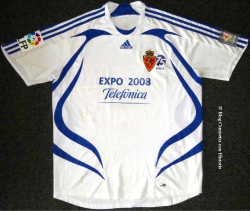 Real Zaragoza 2007-08 Home 4 Kit