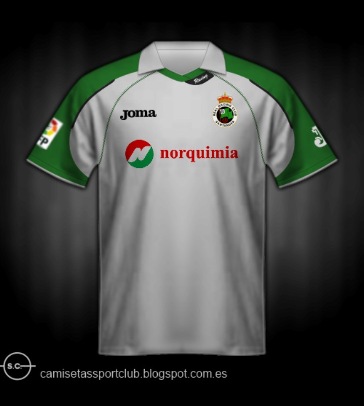 Racing de Santander 2007-08 Home Kit