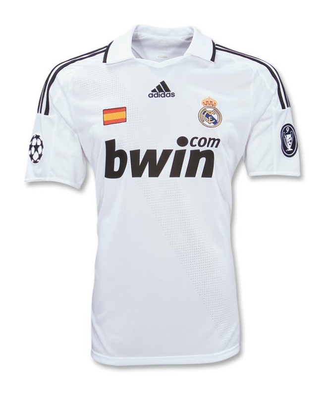 Real Madrid 2008-09 Champions League Home Kit