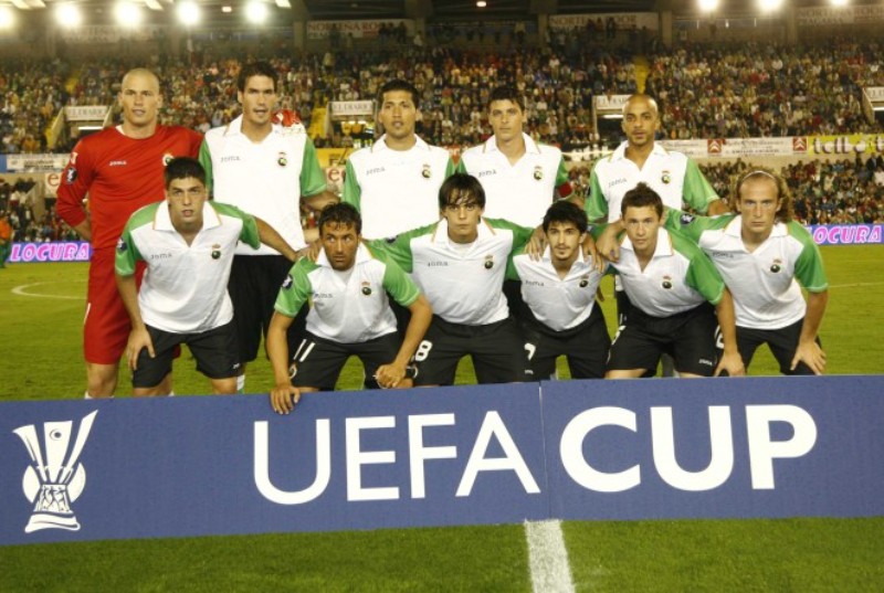 Racing de Santander 2008-09 UEFA Cup Home Kit