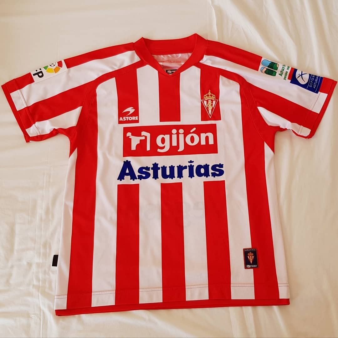Sporting Gijón 2008-09 Home Kit