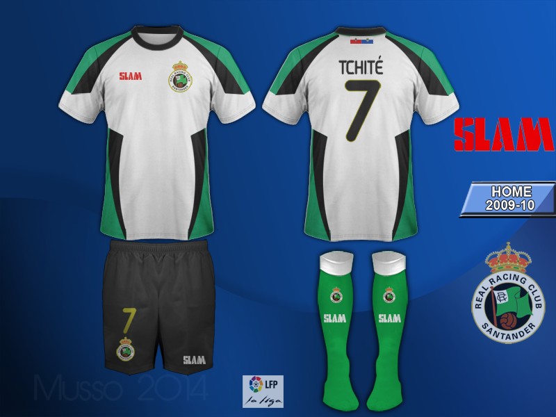 Racing de Santander 2009-10 Home Kit