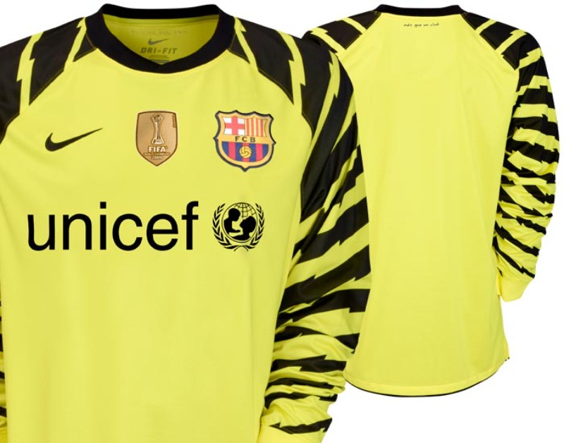 FC Barcelona 2010-11 GK 1 Kit