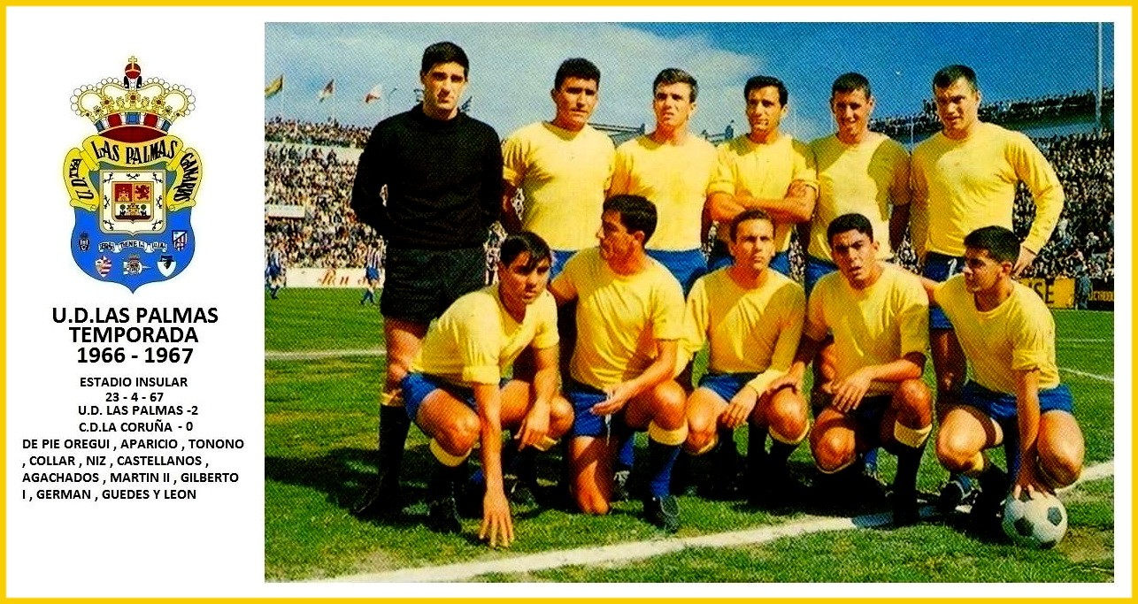 UD Las Palmas 1966-67 Home Kit