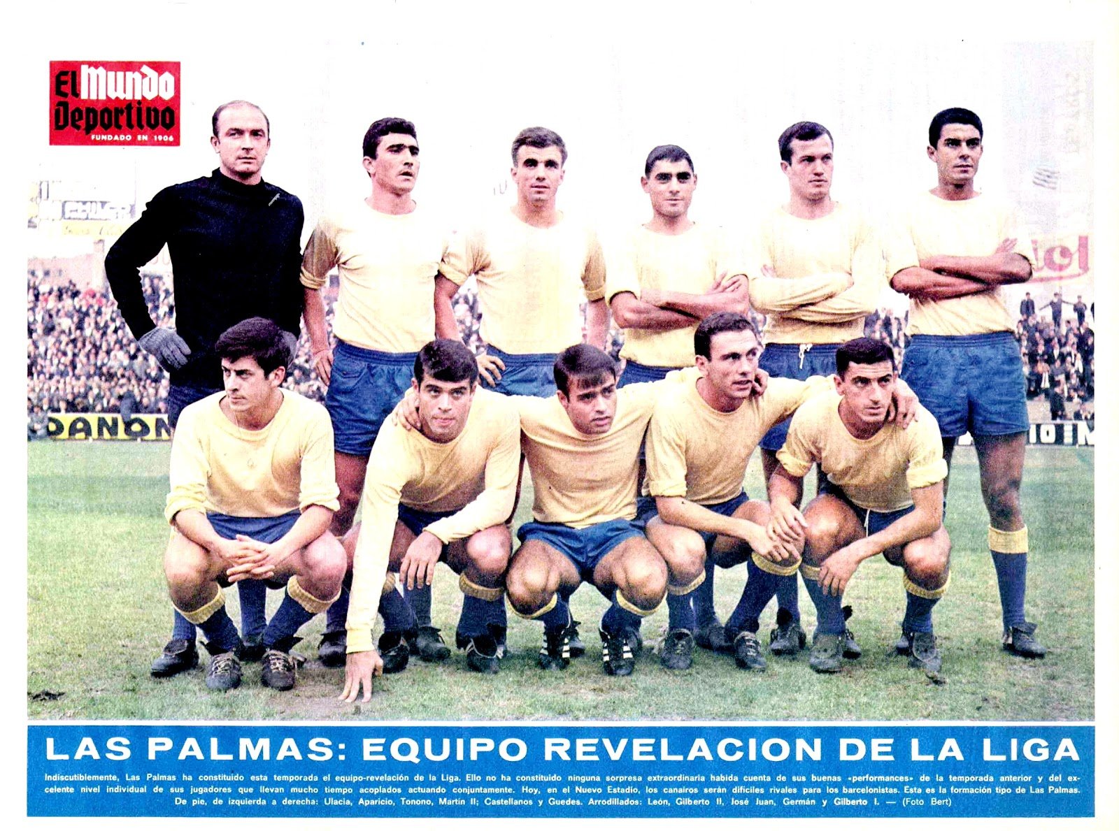 UD Las Palmas 1967-68 Home Kit