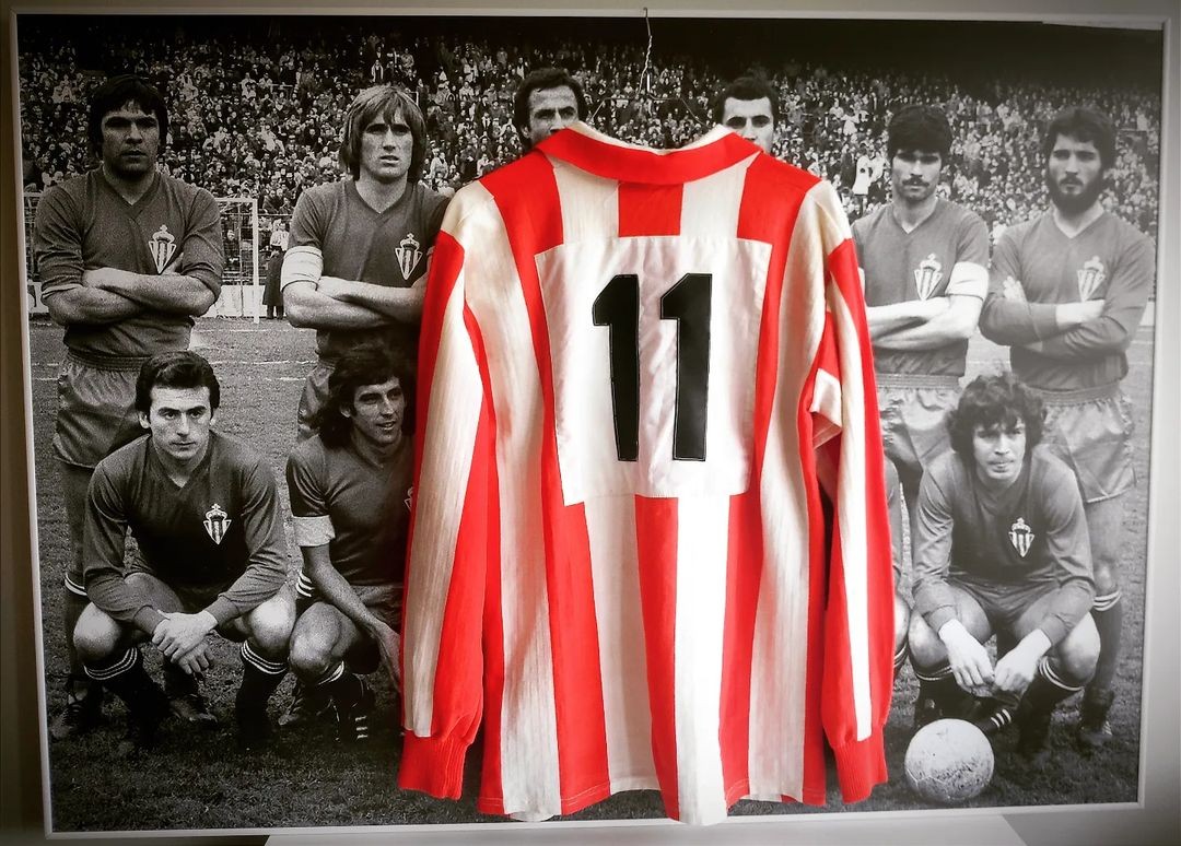 Sporting Gijón 1972-73 Home Kit