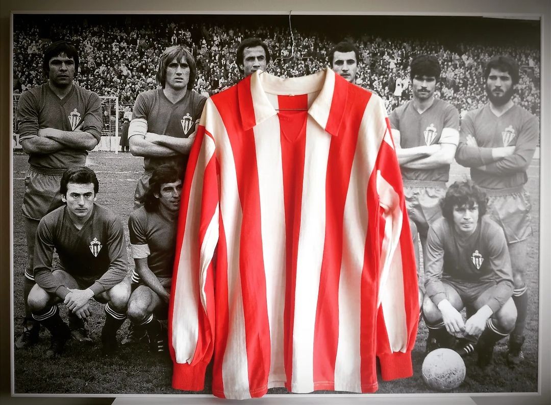 Sporting Gijón 1972-73 Home Kit