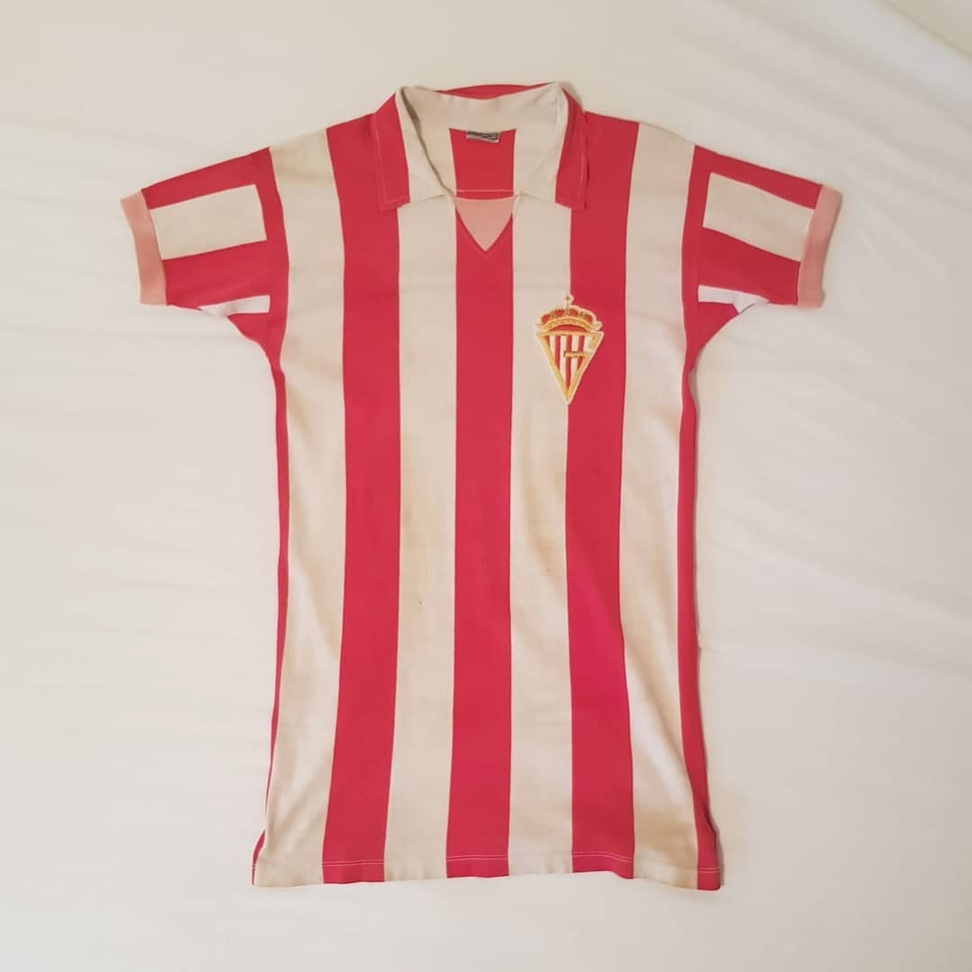 Sporting Gijón 1975-76 Home Kit