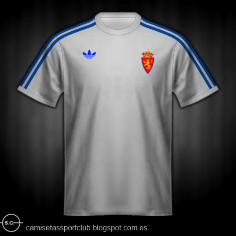 Real Zaragoza CD 1976-77 Home Kit