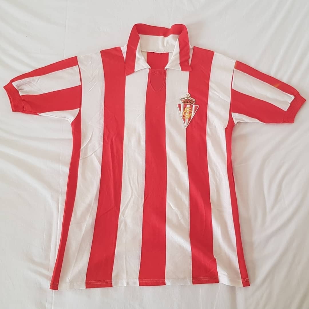 Sporting Gijón 1977-78 Home Kit