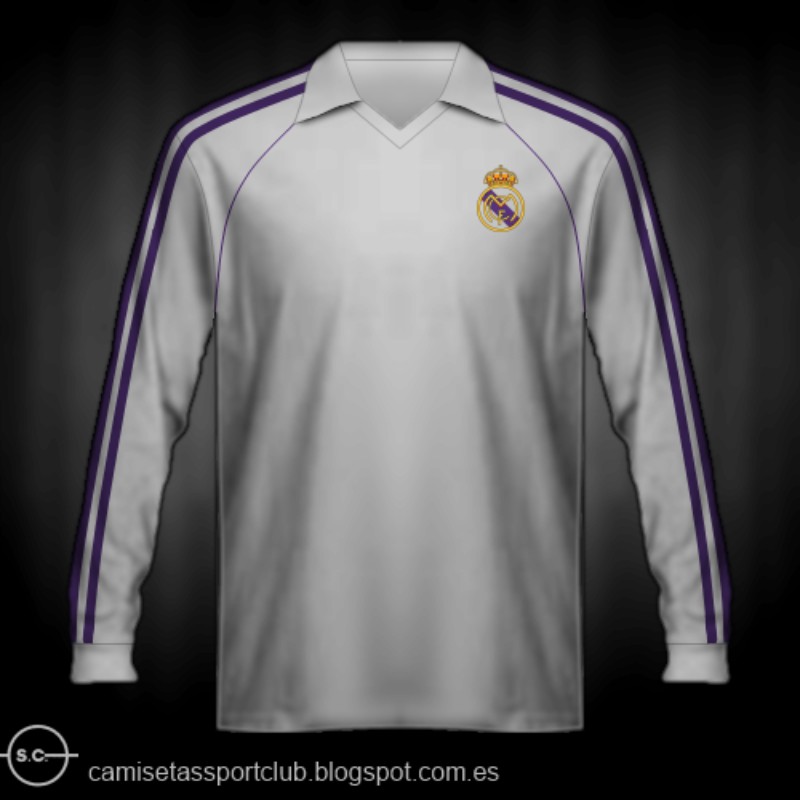 Real Madrid 1980-81 European Home Kit