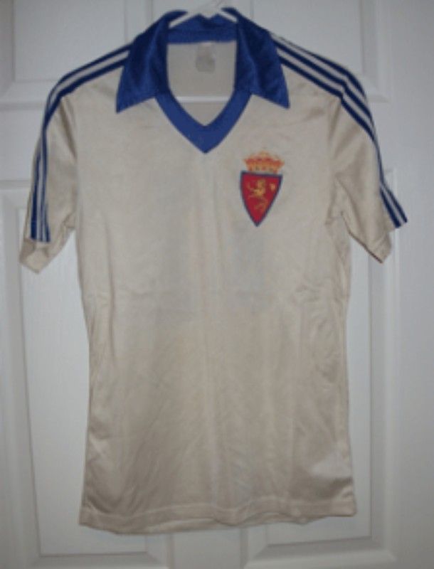 Real Zaragoza CD 1980-81 Home Kit