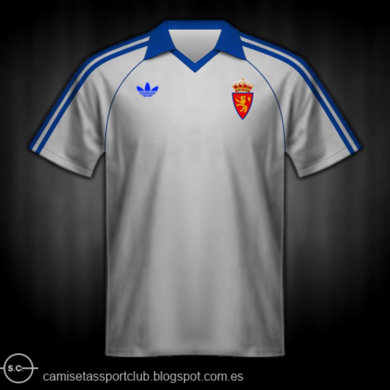 Real Zaragoza CD 1981-82 Home Kit