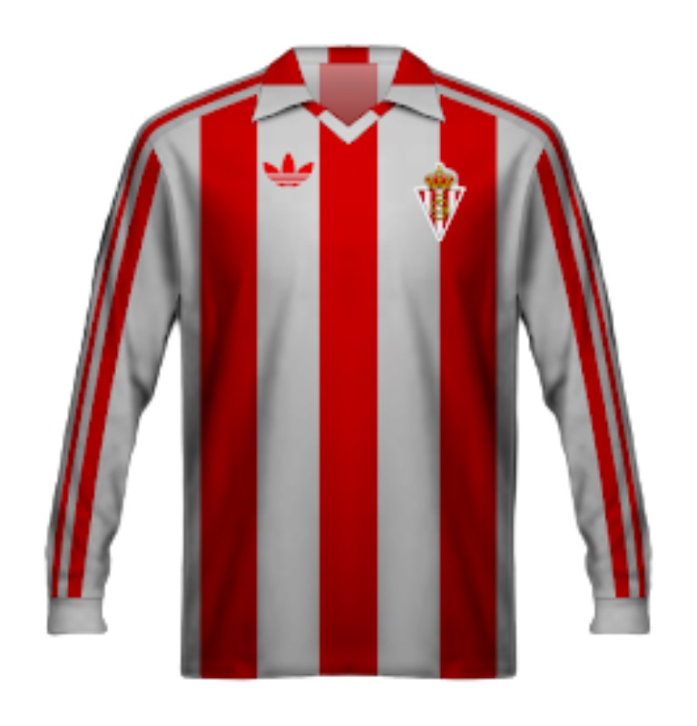 Sporting Gijón 1981-82 Home Kit