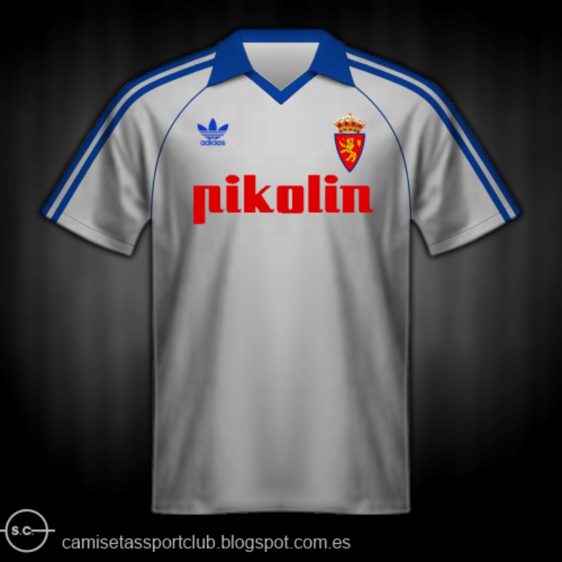 Real Zaragoza CD 1982-83 Home Kit