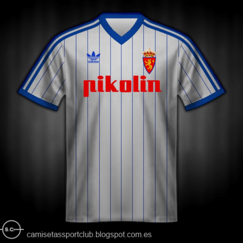 Real Zaragoza CD 1983-84 Home Kit