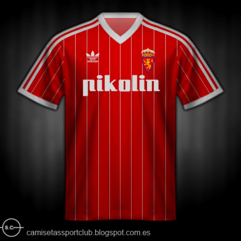 Real Zaragoza CD 1983-84 Away 2 Kit