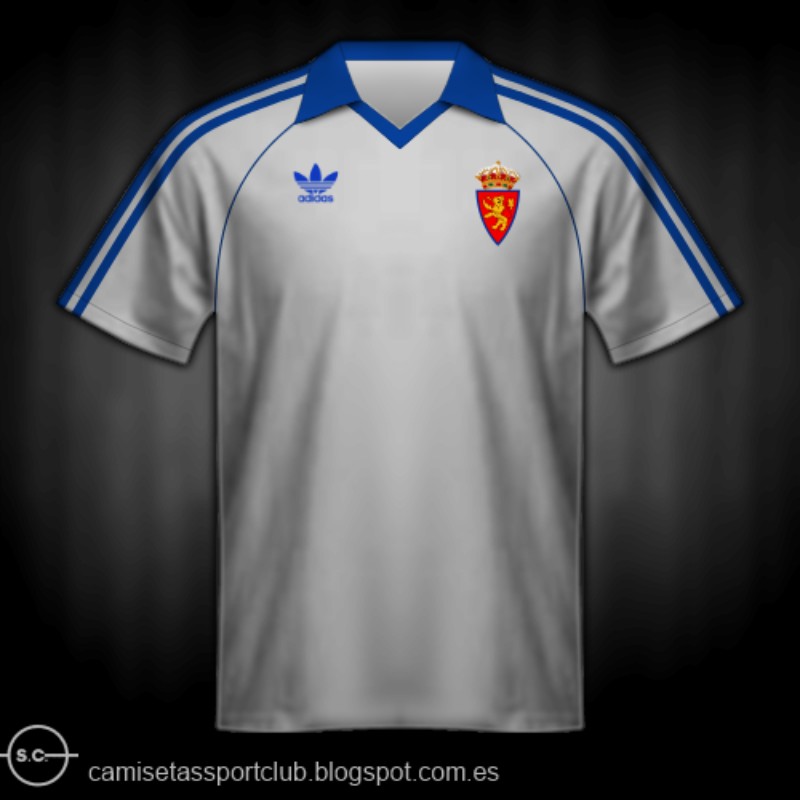 Real Zaragoza CD 1984-85 Home Kit