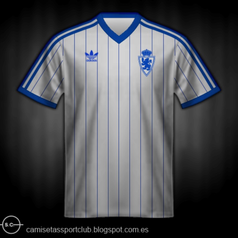 Real Zaragoza CD 1984-85 Home 2 Kit