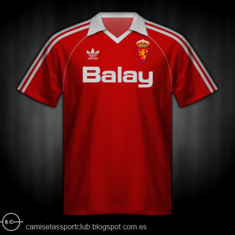 Real Zaragoza CD 1984-85 Away 2 Kit