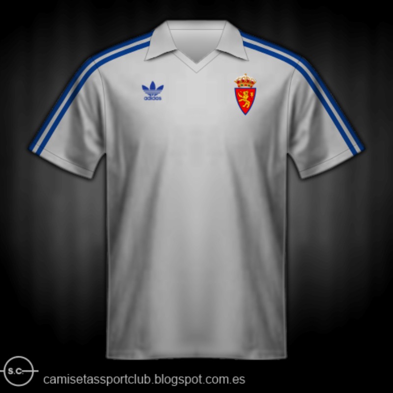 Real Zaragoza CD 1985-86 Home Kit