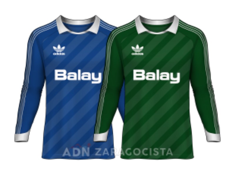 Real Zaragoza CD 1985-86 GK 1 Kit