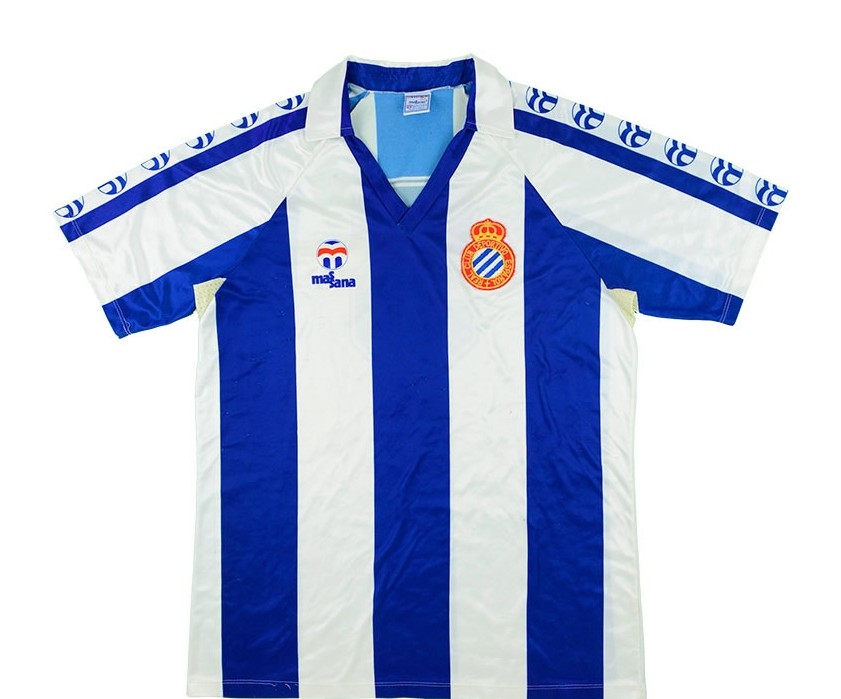 RCD Espanyol 1985-86 Home Kit
