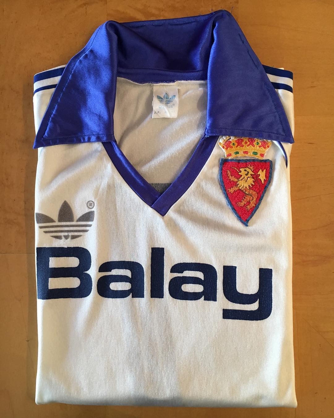 Real Zaragoza CD 1986-87 Home Kit