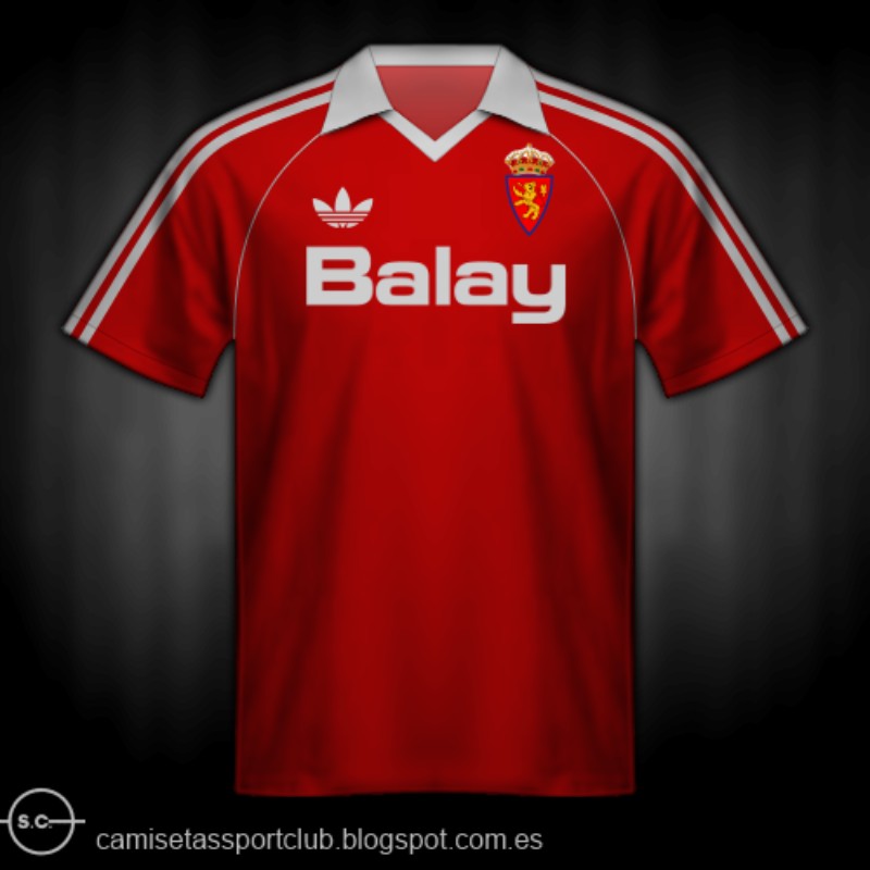 Real Zaragoza CD 1986-87 Away Kit