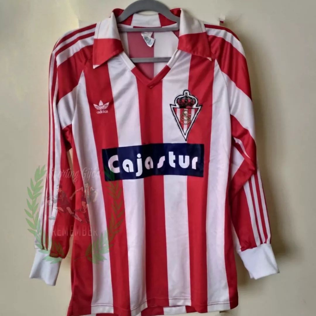 Sporting Gijón 1986-87 Home Kit