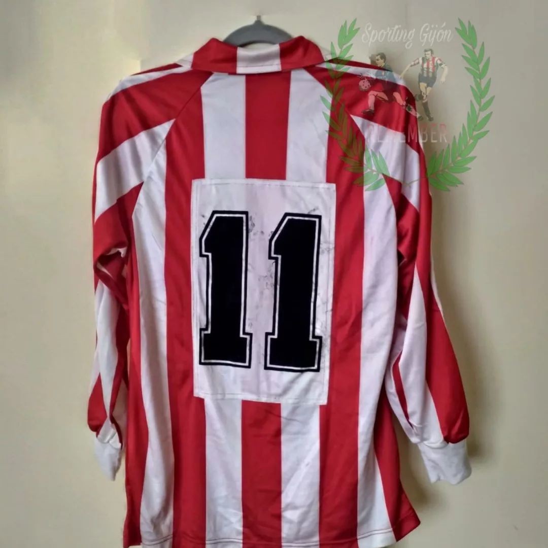 Sporting Gijón 1986-87 Home Kit
