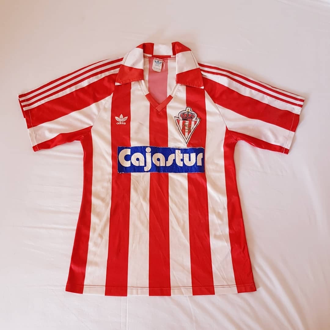 Sporting Gijón 1986-87 Home Kit