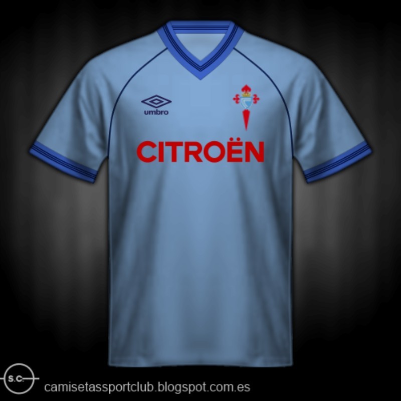 Celta Vigo 1987-88 Home Kit