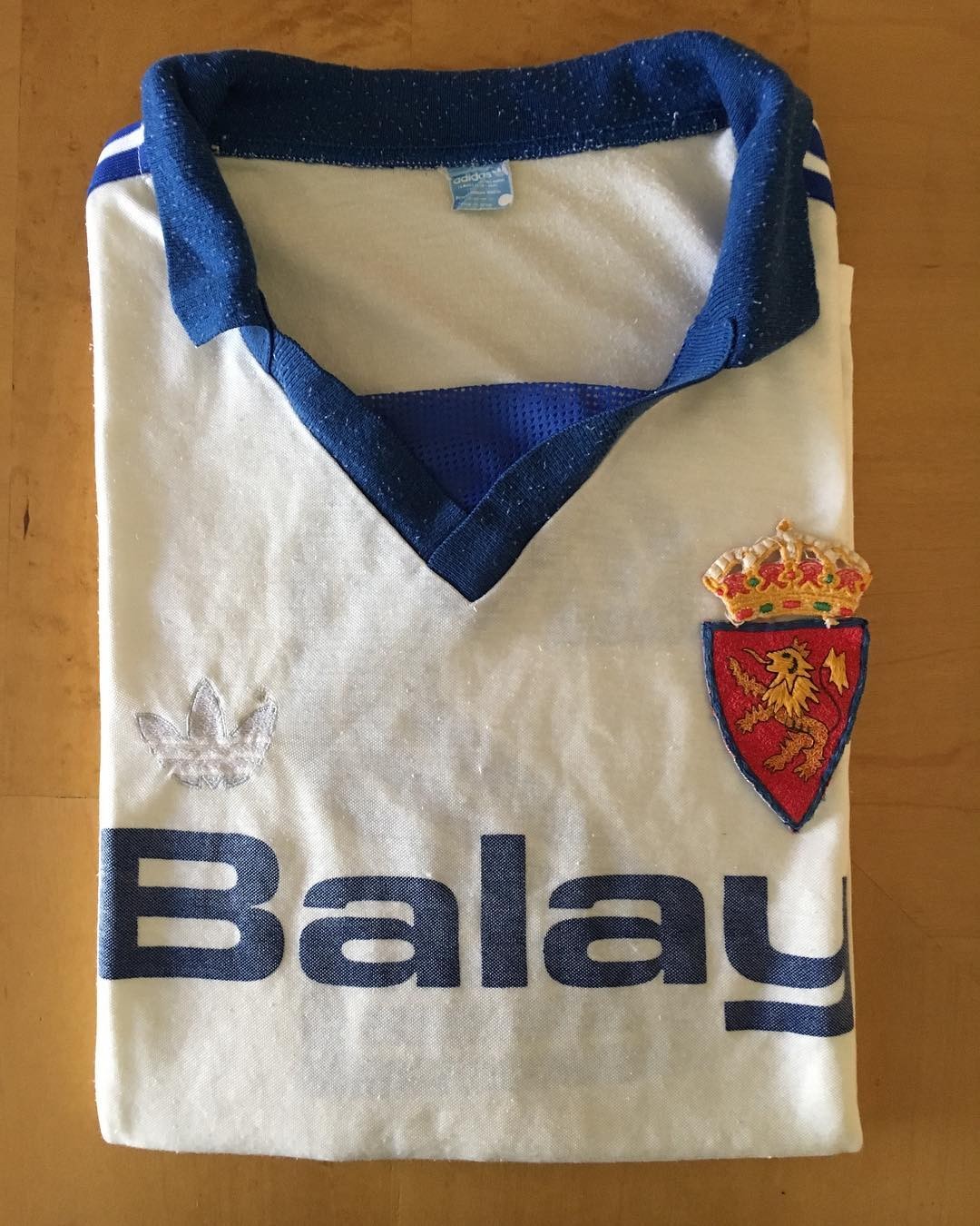 Real Zaragoza CD 1988-89 Home Kit