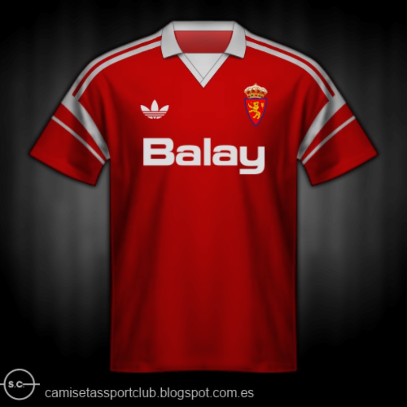 Real Zaragoza CD 1988-89 Away Kit