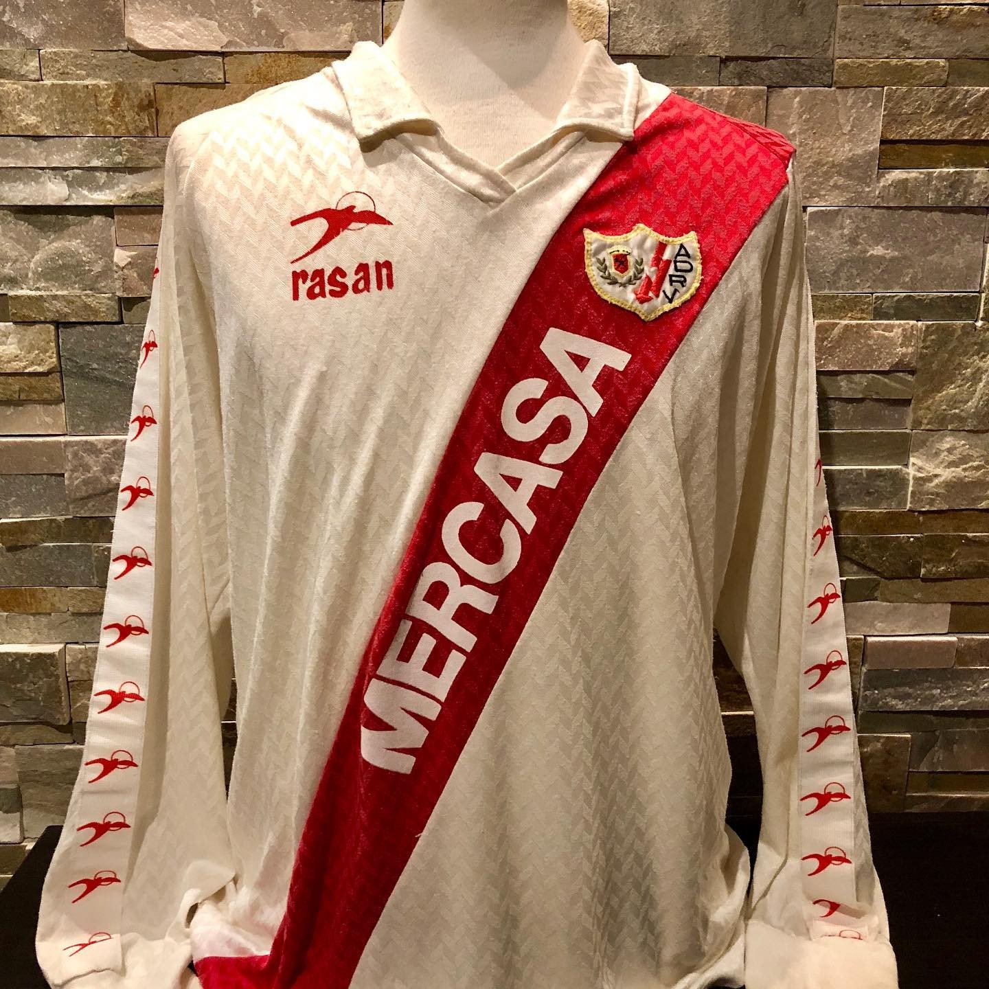 Rayo Vallecano 1989-90 Home Kit