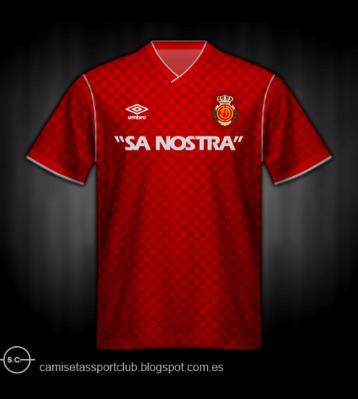 RCD Mallorca 1989-90 Home Kit