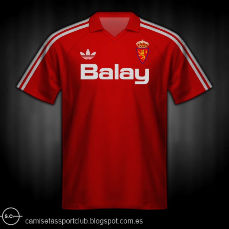 Real Zaragoza CD 1989-90 Away Kit