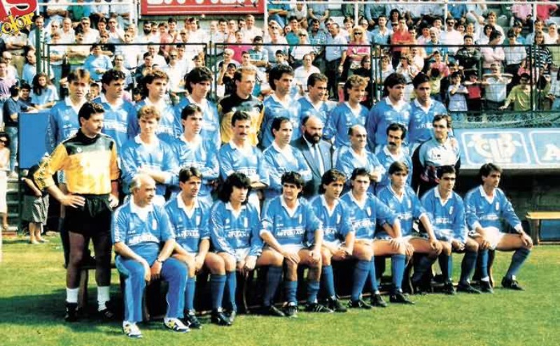 Real Oviedo 1989-90 Home Kit