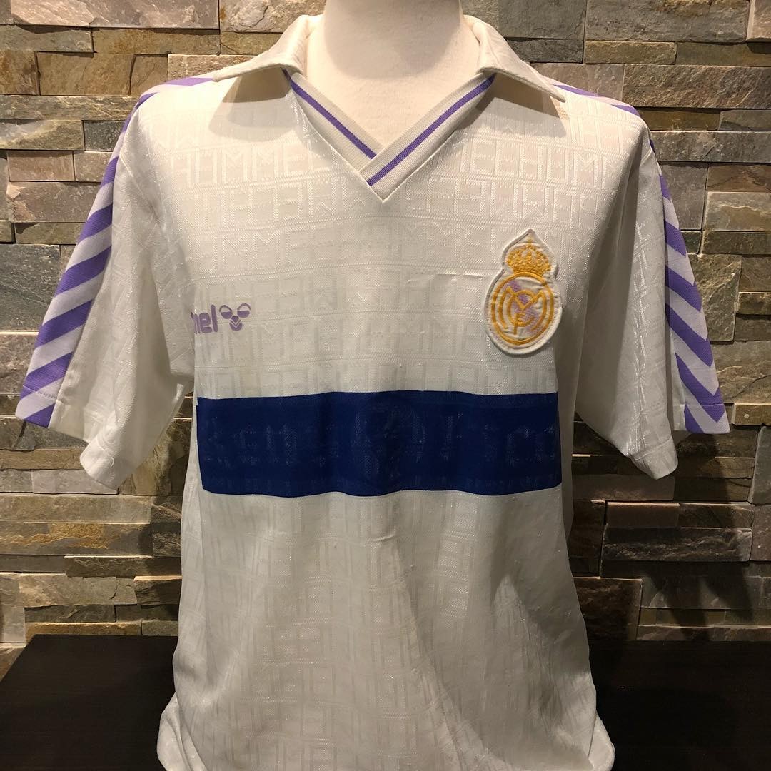 Real Madrid 1990-91 Pre-Season Home Kit