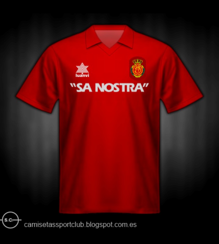 RCD Mallorca 1990-91 Home Kit
