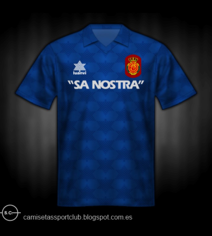 RCD Mallorca 1990-91 Away Kit